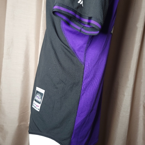 Colorado Rockies MLB Men's Jersey - Size: XL - Purple / Silver - Picture 5 of 11